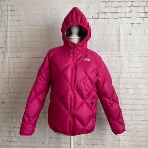 The North Face girls Down reversible jacket size XL 18